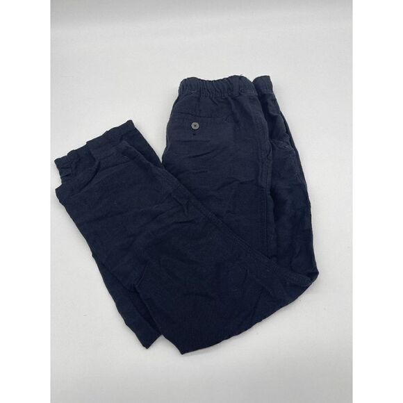 Linen Blend Pants For Women Casual Wear Elastic Waist Band & String Pockets Sz S - Picture 3 of 8